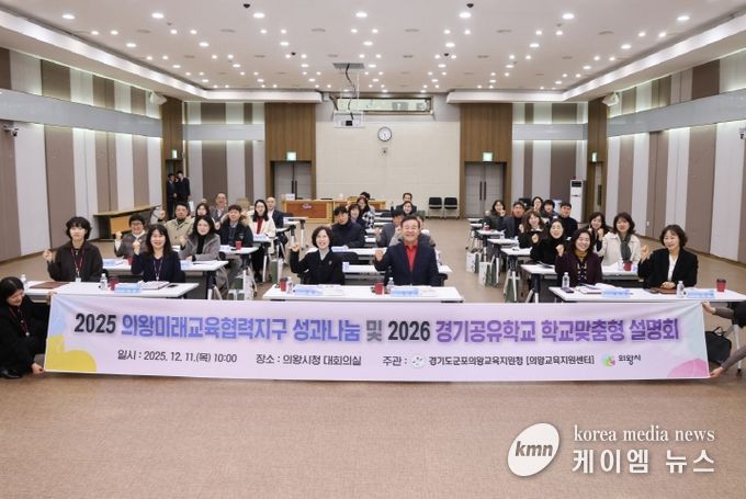 의왕시, ‘2025년 의왕미래교육협력지구 성과나눔 및 2026년 사업설명회’ 개최