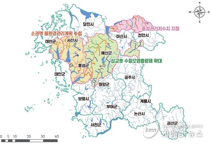 충남연구원, 하천 수질현황 진단