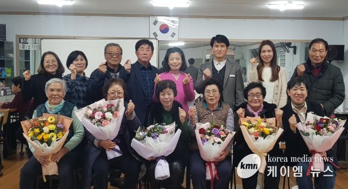 2025년 호법면 성인문해 학습자 수상자 상장 전달식