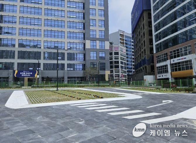 친환경 주차장으로 조성된 토당 제1공영주차장