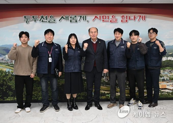 동두천시공무원노동조합, 박형덕시장 김승호시의장과 신년인사회 개최
