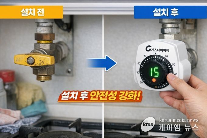 ‘치매안심주방 타이머 콕’ 설치 주방