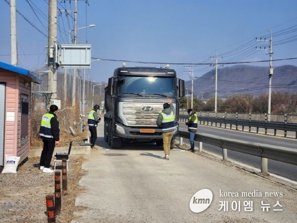 안성시 2024년 과적차량 단속 실시