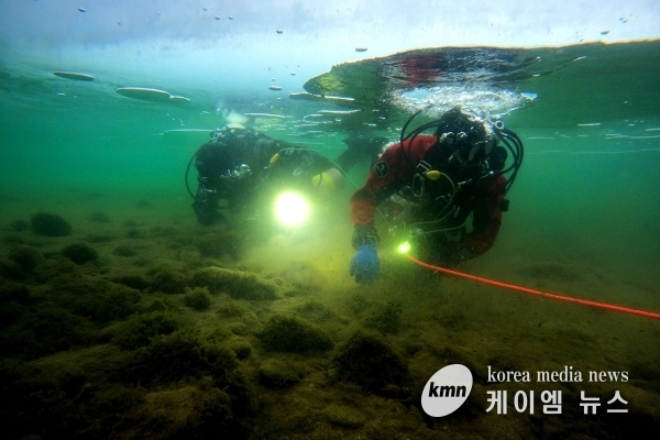 북부소방재난본부, 16~18일 동계 수난구조 훈련‥얼음깨짐 대비 잠수훈련 등 실시