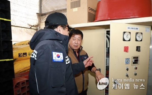 북부소방재난본부, 겨울철 대비 주거용 비닐하우스 단지 화재예방 현장 점검