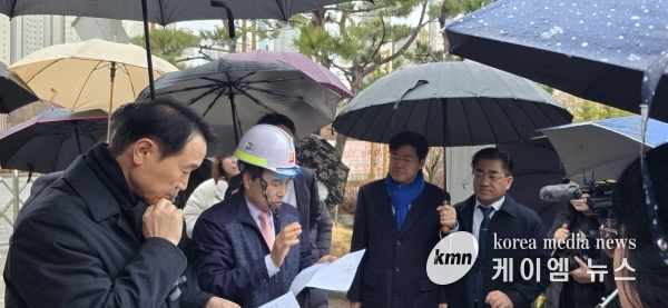 이기형 의원, 경기도교육청 임태희 교육감과 솔터고 화재 현장 방문 및 긴급점검 나서