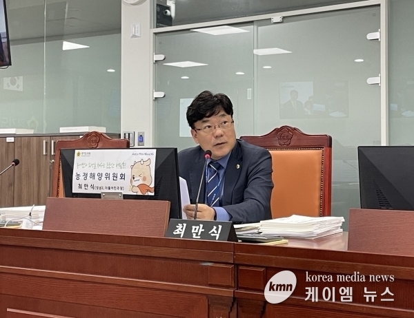 최만식 의원, 농번기 농어촌 마을공동급식 지원 확대 요구