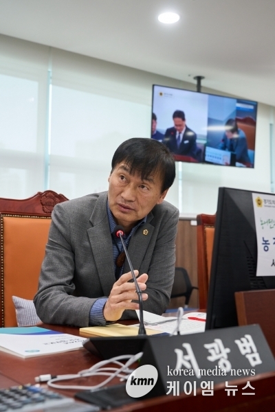 서광범 도의원, 하천부지 조사료 재배 허용 필요해