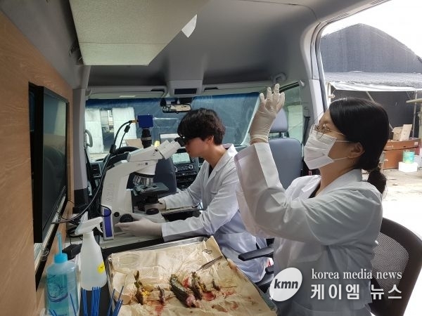 경기도, 양식장 기생충 검사 무료로 해드려요. 참여 양식어가 모집