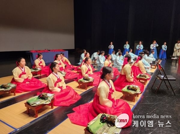 용인특례시, 용인대학교 학생 위한 전통성년례 진행