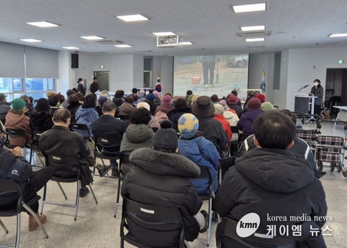 오학동 지역사회보장협의체, 겨울철 노인 낙상사고 예방 위한 안전 교육 진행