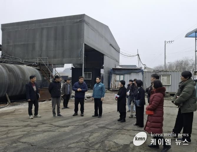 포천시, 영중면 거사리 유지공장 현장 점검…악취 저감 방안 논의