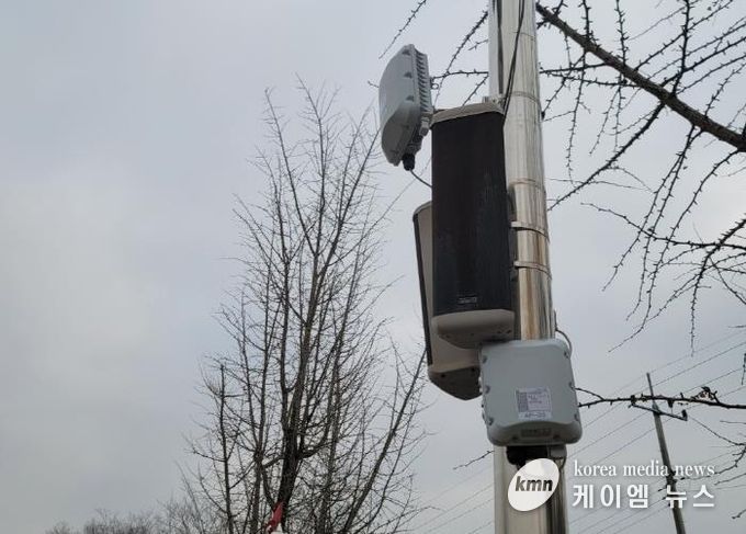 무지향성 AP기기 설치 전경