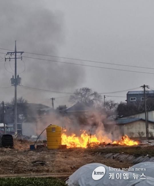 파주시, 봄철 폐기물 불법소각 집중 단속