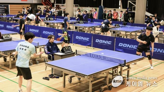 과천시, 과천토리아리배 전국생활체육 오픈탁구대회 개최…700여 명 동호인 열전