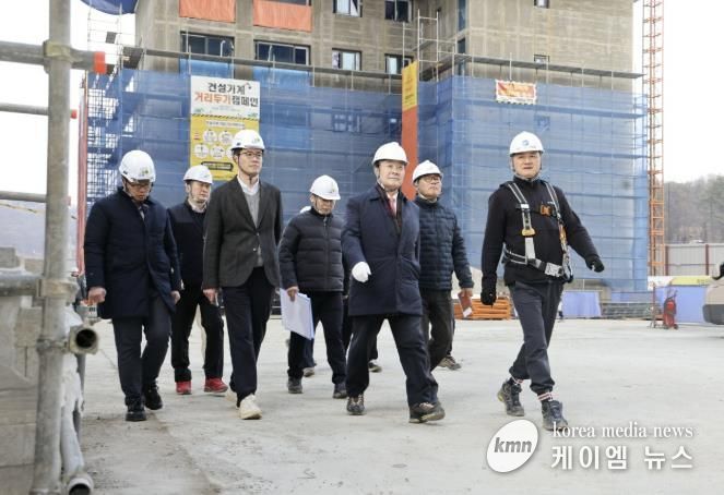 김성제 의왕시장, 부곡 지역 주요 사업 현장 점검 추진