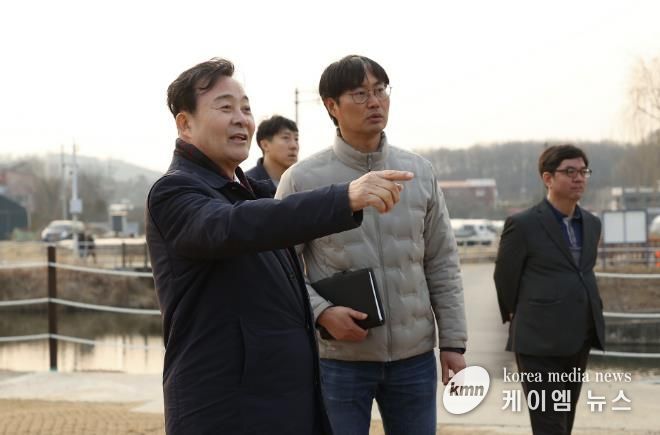 김성제 의왕시장, 왕송호수공원 일대 현장 점검