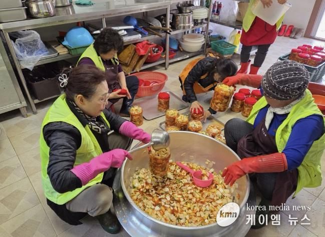 단월면 지역사회보장협의체 물김치 나눔