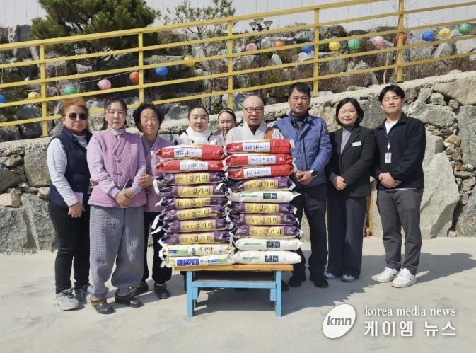 도암사 쌀 200kg 기탁 전달식