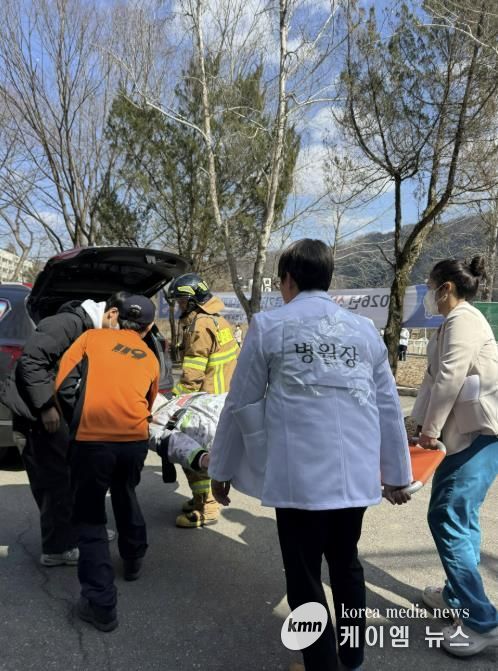 산림 많은 가평… 산불 대비 의료기관 대피 훈련