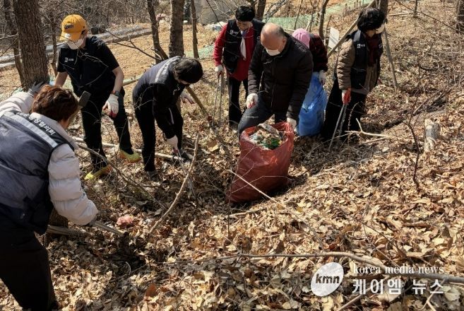 수원시 장안구 파장동, 새봄맞이 대청소 실시