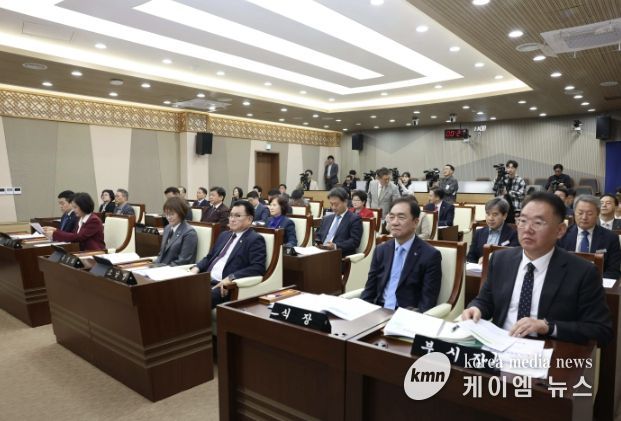 제261회 임시회 제2차 본회의 전경