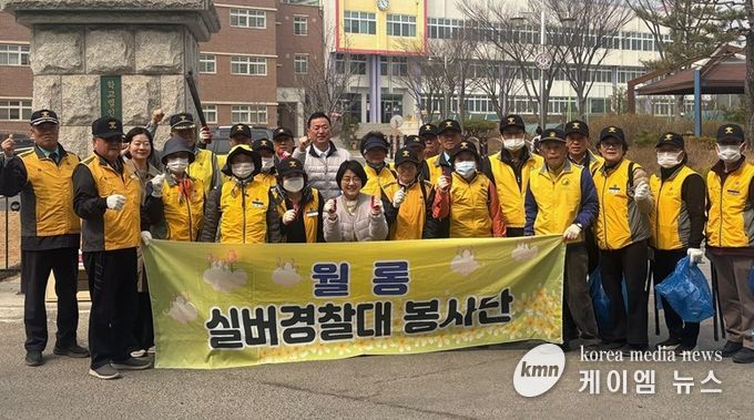 파주시 월롱면, 개학기 학교 주변 불법 광고물 집중 정비 실시