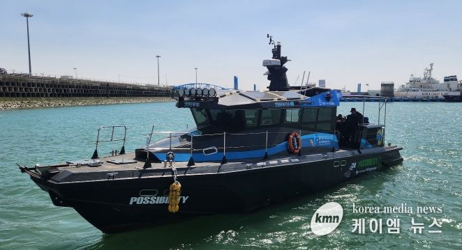 평택항 항만안내선 사진